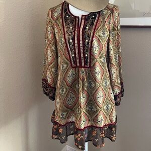 Double D Beautiful Ranch Top or mini dress